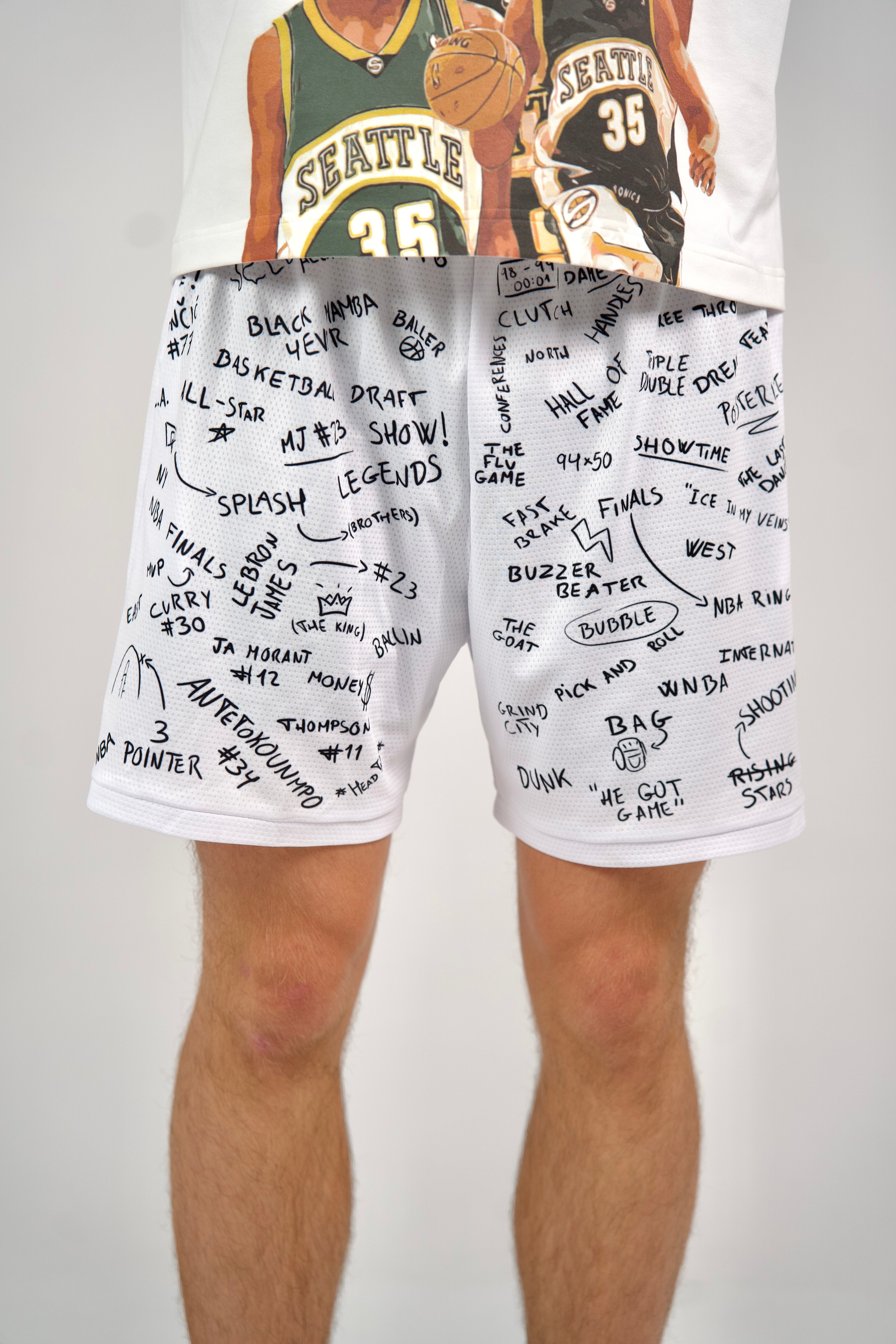 White Shorts (Graffiti Edition)