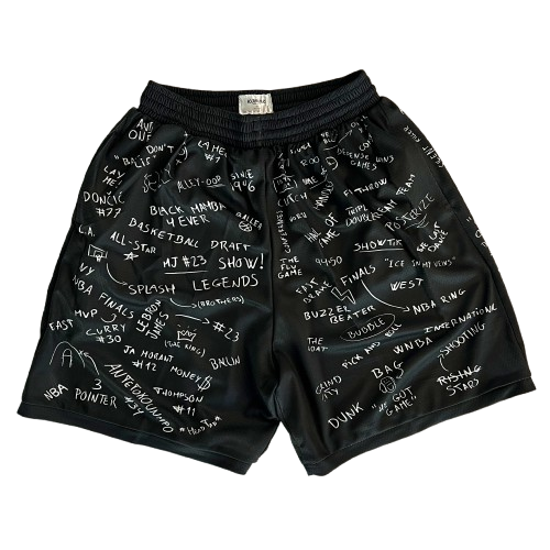 Czarne Szorty (Graffiti Edition)