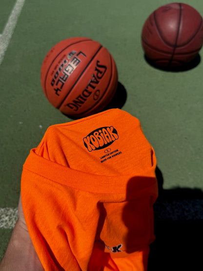 ORANGE T-SHIRT KOBIAK x BASKET CAMP (10 ITEMS ONLY)