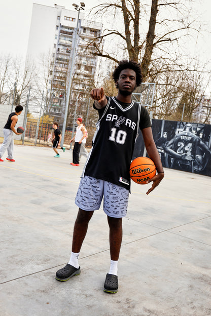 GREY SHORTS (SAN ANTONIO SPURS)