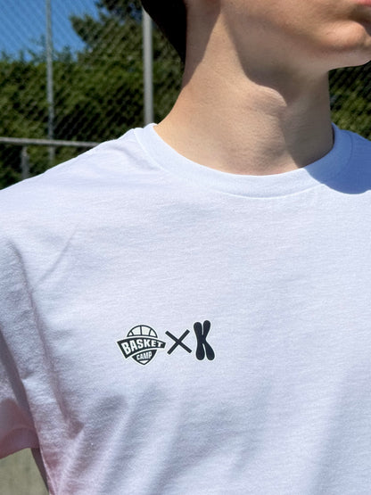 WHITE T-SHIRT KOBIAK x BASKET CAMP (LIMITED EDITION)