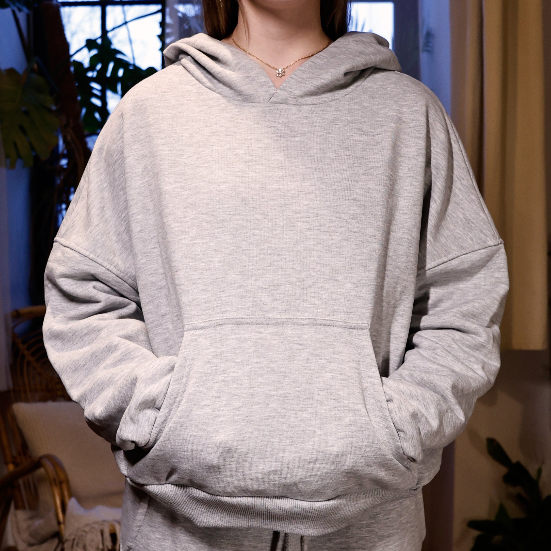 REVERSIBLE FLANNEL HOODIE (red)