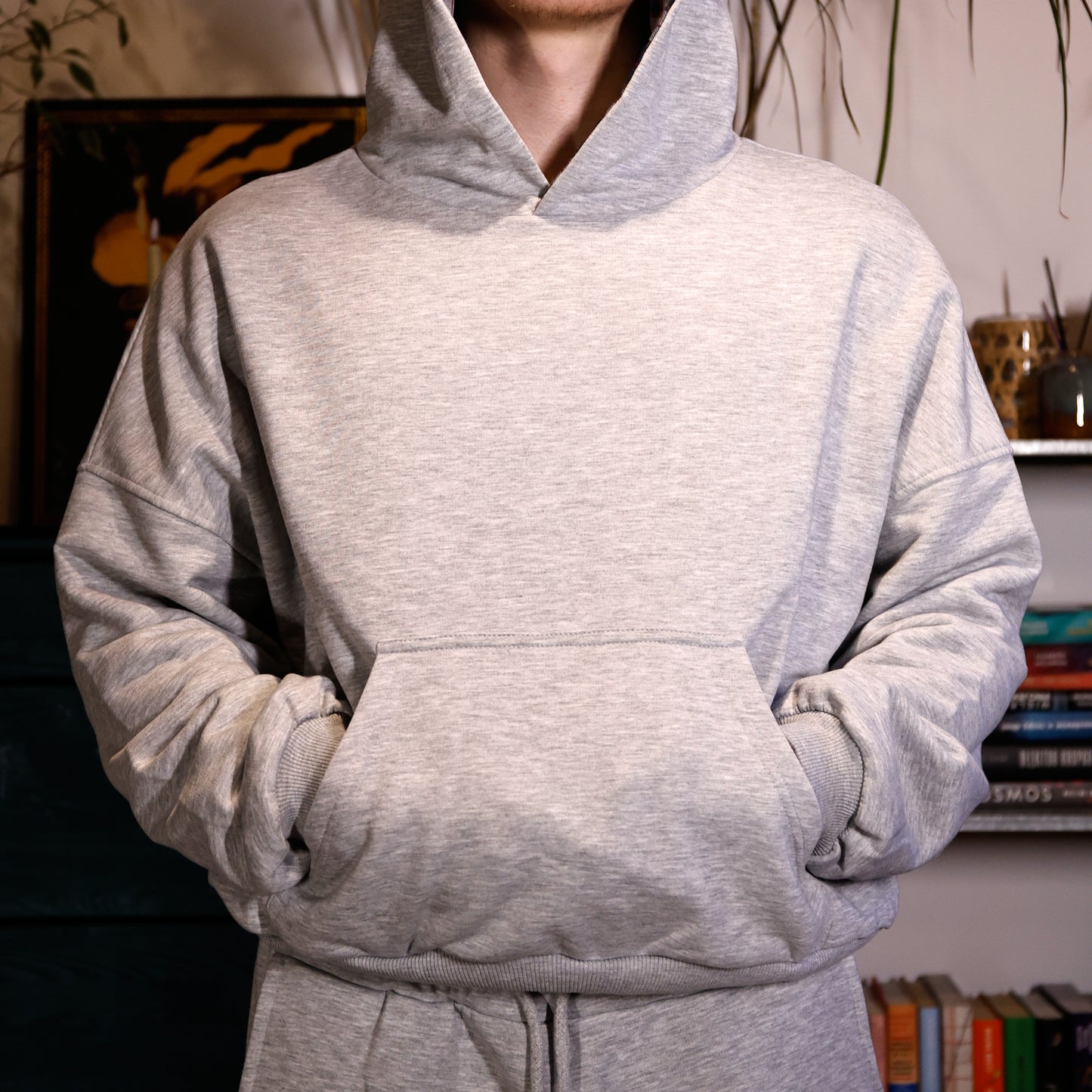 REVERSIBLE FLANNEL HOODIE (blue)