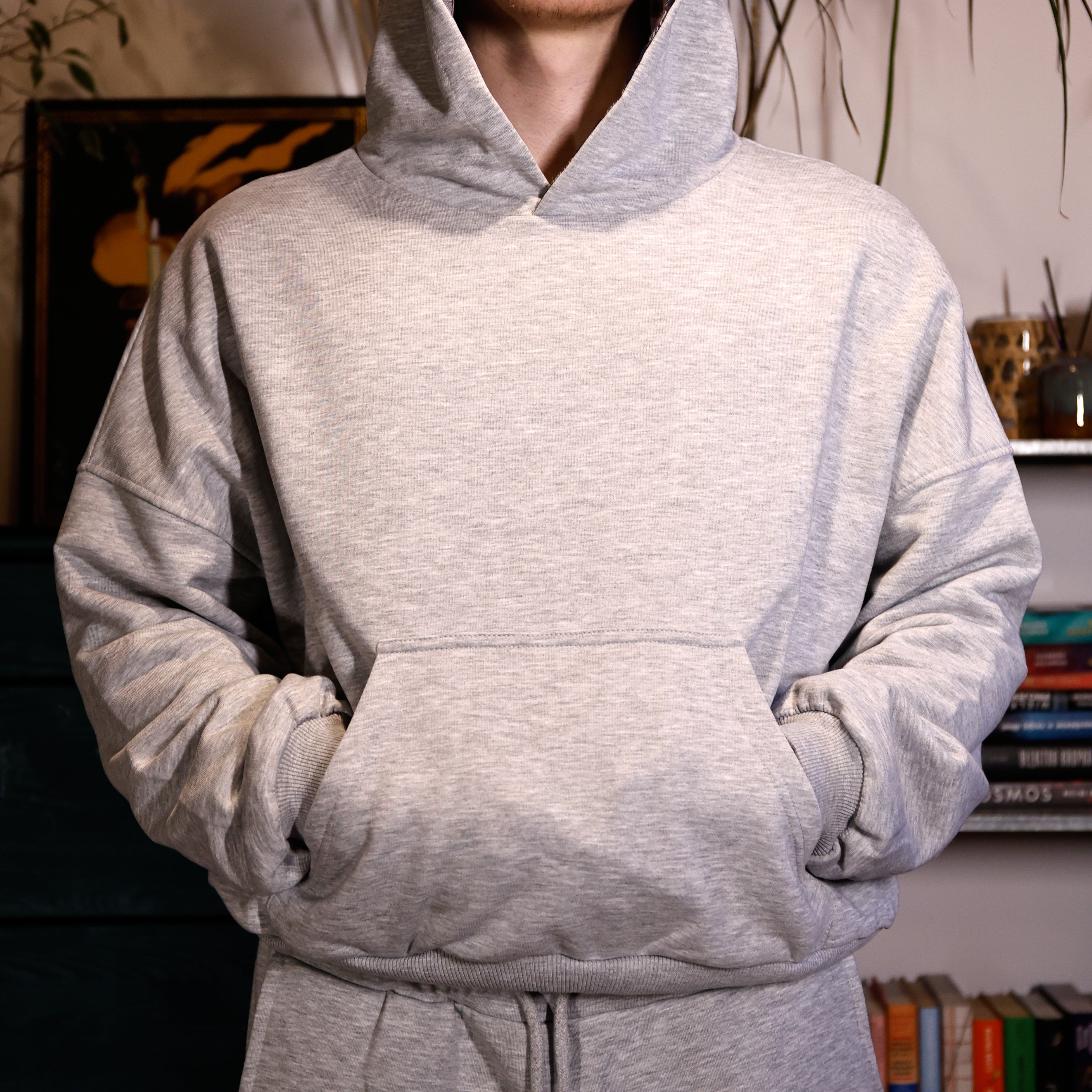 REVERSIBLE FLANNEL HOODIE (blue)