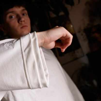 DOUBLE SLEEVE BOXY LONGSLEEVE (white)