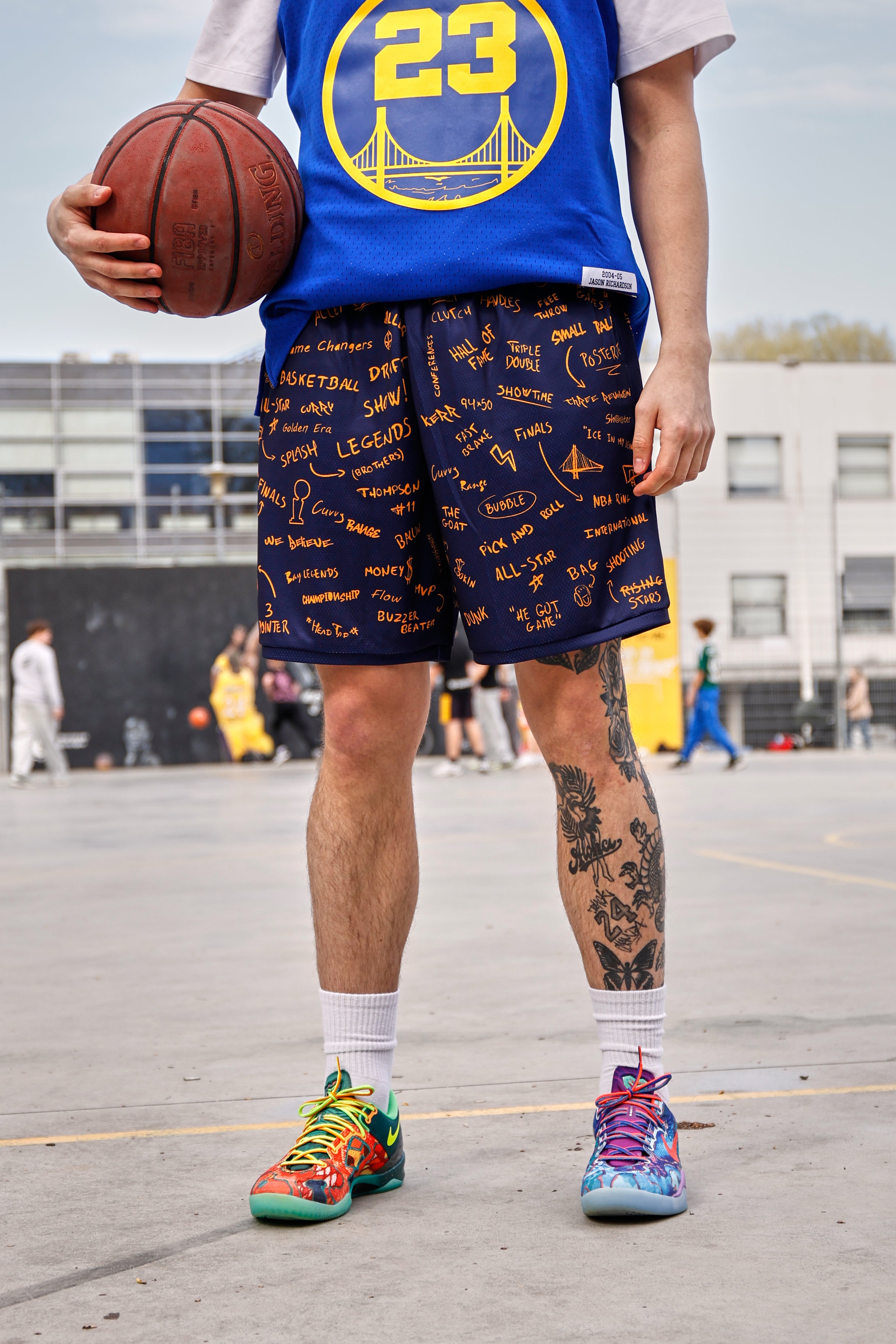 DARK BLUE SHORTS (GOLDEN STATE WARRIORS)