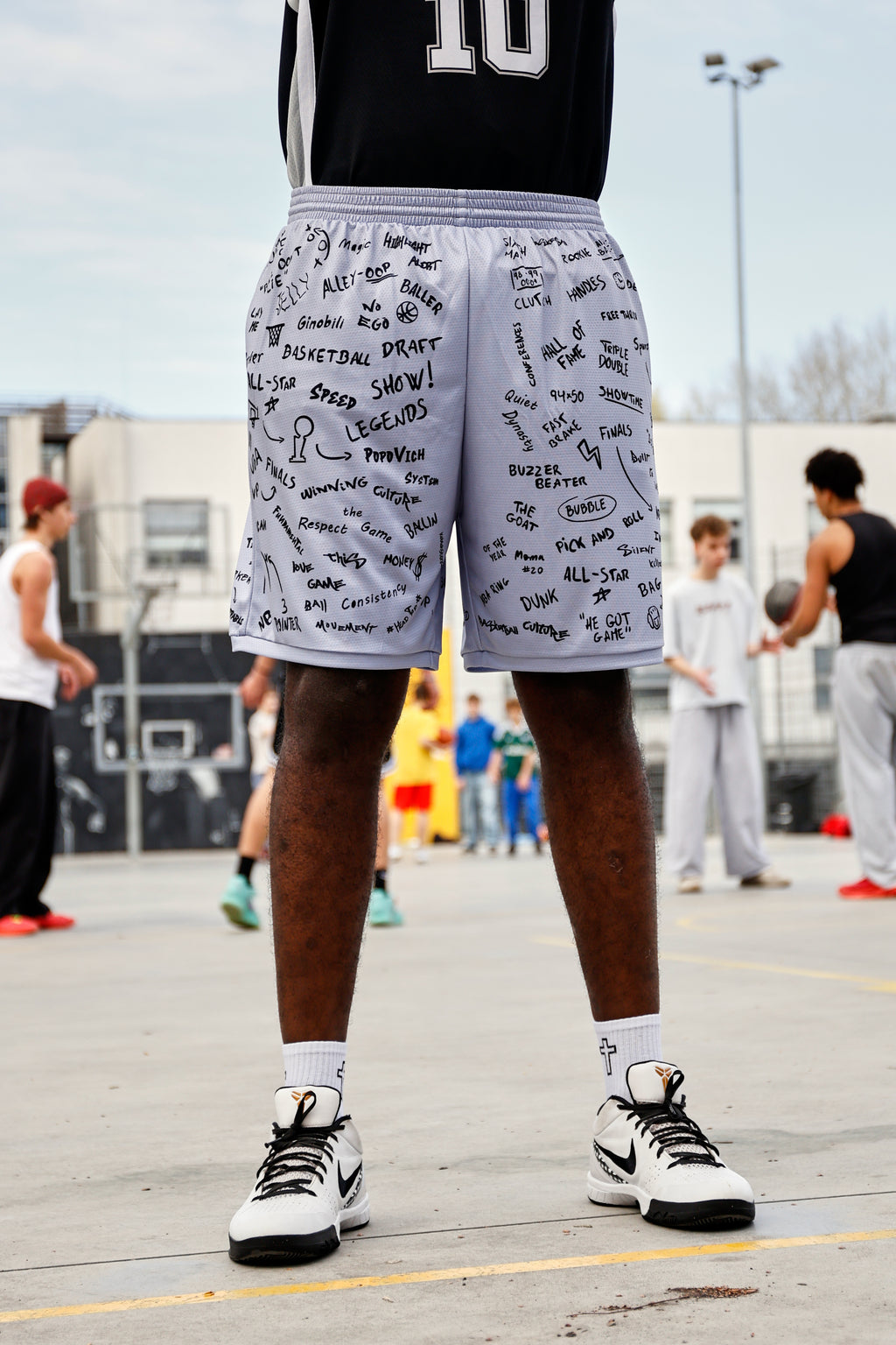 GREY SHORTS (SAN ANTONIO SPURS)