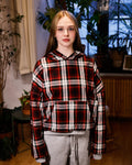 REVERSIBLE FLANNEL HOODIE (red)